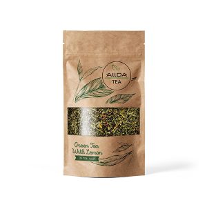 ALLDA TEA Sencha зелен чай с лимон 50 г