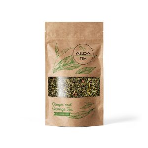 ALLDA TEA чай с джинджифил куркума и портокал 130 г